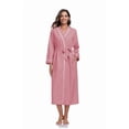 thumbnail image 3 of MAYFISH Women's 100% Cotton Robes Lightweight Kimono Long Soft Bathrobe for Women with Pockets(DustyRose,S), 3 of 6