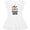 AA-White, variant on Monkey I Love Hanging out with My Auntie Girls Baby Dress