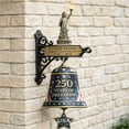 thumbnail image 5 of USA 250th Anniversary Patriotic Statue Wall Bell – Metal Decorative Chime for 1776-2026 Celebration, Vintage American Liberty Decor for Home & Outdoor, 5 of 6