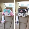 thumbnail image 2 of Cute Car Pillow Baby Car Headrest Neck Pillow Cartoon Black Devil Plush Car Seat Cushion Kids Headrest Car Accessor, 2 of 4