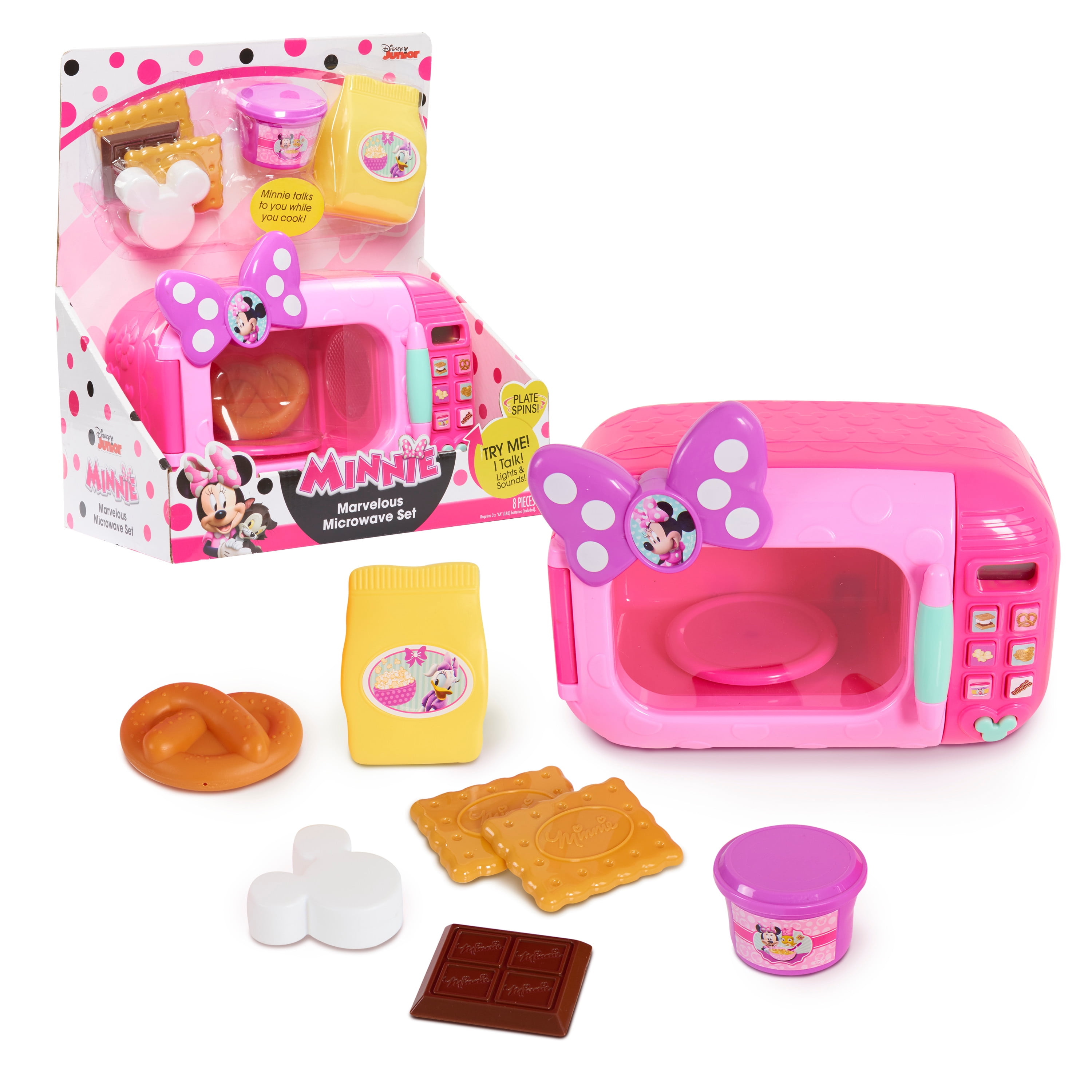 Pink for sale online Disney Minnie Mouse Kitchen Play Set for Kids 