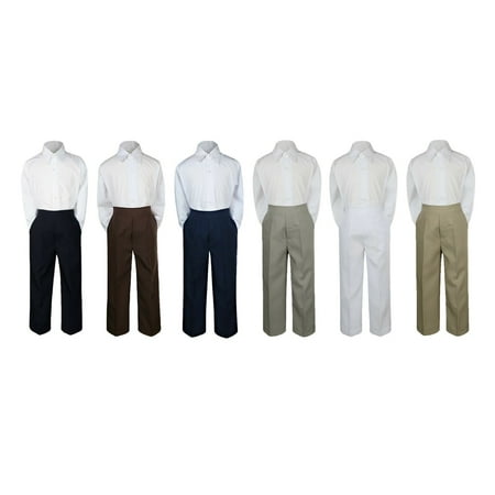 

2pc Color Formal Shirt Pants Set New Born Baby Boy Toddler To 7yrs