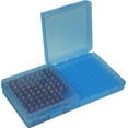 thumbnail image 3 of MTM Flip Top Ammo Box 380 ACP, 9mm Luger 200-Round Plastic Clear Blue, 3 of 5