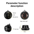 thumbnail image 3 of Cámara Cámara Audio Detección de movimiento 1080P Cámara Almacenamiento local para protección de seguridad, 3 of 8