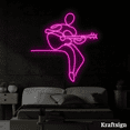 thumbnail image 3 of Craftnamesign Man Play Guitar Neon sign, Guitar Shop Decor, Guitarist Gift, 3 of 4