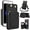 Black, variant on Crossbody Wallet Case for iPhone 7 8 Plus, RFID Blocking Zipper Handbag Purse Flip Cover, Kickstand Folio Case Card Slots Holder Wrist Strap Lanyard