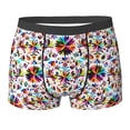 thumbnail image 6 of Men's Boxer Briefs, Mexican Bright Style Soft Comfy Mens Underwear Boxer Briefs Breathable With Widen Waist, 6 of 7