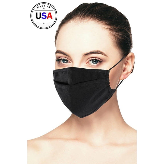 Linen Black 3d Reusable Face Mask