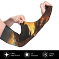 thumbnail image 2 of Fotbe Cool Black Eagle Mangas para Brazos con Protección Solar UV- Cubrebrazos para Tatuajes – Mangas Deportivas Refrigerantes UPF 50 para Hombre y Mujer, 2 of 7