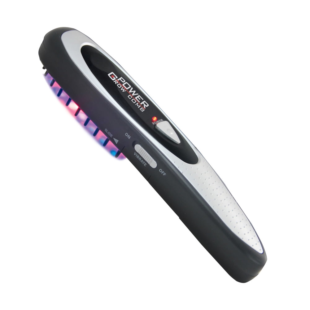Infrared Hair Growth Brush with Light Therapy & Vibration - Great for