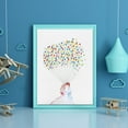 thumbnail image 4 of DIY Fingerprint Painting Cute Pattern Guest Signature Tree for Wedding Home Decoration, 4 of 8