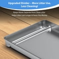 thumbnail image 4 of SUMMIT Upgraded Stainless Steel Reusable Litter Tray Compatible with PetSafe Scoop-Free Self-Cleaning Cat Litter Boxes – Deeper Waste Section & Enhanced Odor Control, 4 of 12