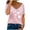 Pink, variant on Aayomet Womens Workout Tops Plus Size Tops for Women Raglan Striped Floral Color Block Camo Tunic Tie Dye Summer Round Neck Oversized Blouse,Pink L