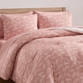 thumbnail image 3 of LammaLoe King Size Comforter Set, 7 Piece Botanical Bed in a Bag , Reversible Bedding Comforter Set with Sheets, Modern Bed Set, Bali Blush/Porcelain Glow, 3 of 6