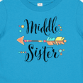 thumbnail image 4 of Inktastic Middle Sister Dots and Arrow Girls Baby T-Shirt, 4 of 5