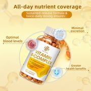 (2 Pack)Vitamin B Complex Capsules,Support Immune & Energy,120 Softgels