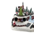 thumbnail image 3 of Battery Operated Lighted Christmas Scene Figurine with Ice Skating Ring, 3 of 12