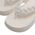 thumbnail image 3 of Sandalias Baño Tangas Almohadas Almohada Mujeres Plataforma Gruesa Solar Cómodo para Viajar en La Playa, 3 of 8