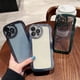 thumbnail image 3 of Simple Cámara Circular Protectora Grandes Olas Chapado Funda Para IPhone 11 12 13 Pro Max 14 Plus, 3 of 4