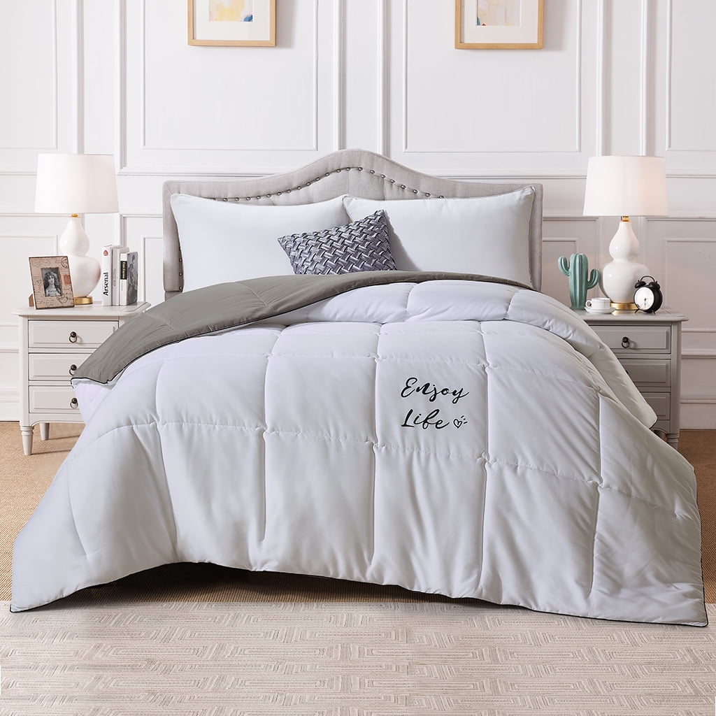 Comforter Duvet Reversible Down Alternative Comforter Duvet 300 GSM