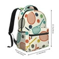thumbnail image 2 of Fotbe Racket and Tennis Ball Pattern Casual Backpack for School, Travel, and Outdoor Activities - Durable, Lightweight, and Comfortable, 2 of 5