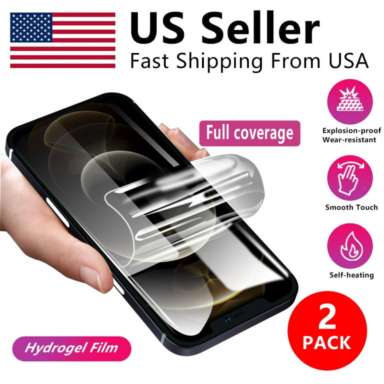 3-1PCS Full Cover Mobile Phone Side Film For Apple iPhone 13 12 Pro Max  mini Soft Hydrogel Film Protection Accessories Not-Glass