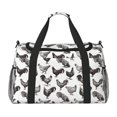 thumbnail image 1 of Balery Funny Chicken Bolsa de Gimnasio para Mujeres, Bolsa de Viaje con Bolsillo Húmedo, Bolsa de Fin de Semana para Mujeres, Bolsa de Viaje Resistente al Agua, 1 of 7