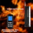 thumbnail image 4 of TURBRO 36 Inch Electric Wall Mounted Fireplace with Alternative Standing Base - Adjustable Flame Effects, Thermostat, Timer, Remote Control, 1400W Heater, 4 of 8