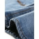 thumbnail image 5 of Chaqueta de Mezclilla Casual para Mujer Chaqueta Vaquera Clásico de Manga Larga  Azul XS, 5 of 5