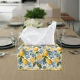 thumbnail image 3 of ZUXONGSY Lemon Tissue Box Covers PU Leather Facial Tissue Tissue Box Cover with Buckle Stylish Tissue Box Cover Lightweight Tissue Box Cover for Bathroom,Car,Bedroom, Hotel, Office, 3 of 7