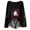Black0812, variant on Women's Cancer Pink Ribbon Graphic Tshirts Plus Size Trendy Letter Printed Long Sleeve Fall Tops Ladies Causal Loose Fit V Neck Tees White02 XL