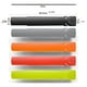 thumbnail image 5 of Sonducket Etiqueta engomada del marco Protector de tubo Suministros para bicicletas Mano de obra fina multicolor Guardabarros Cubierta protectora Ciclismo Gris Sonducket OD029903-02, 5 of 6