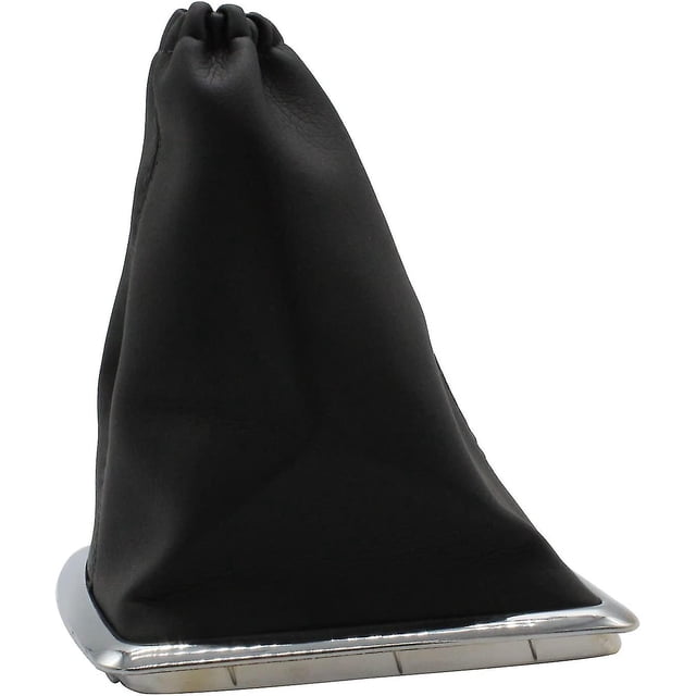 100% New Black Pu Leather Shift Knob Cover Boot Gear Stick Gaitor Cover Lmell