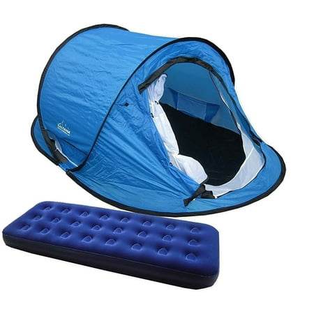 POP UP TENT WITH single size AIR MATTRESS(73