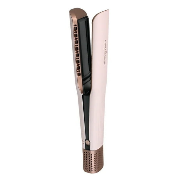 Breeze Blade Ionic Air Styler 2-in-1 hair tool Flat Iron Hair Straightener for Women | Wide Plate Styler for Thick or Curly Hair | Ceramic Hair Straightening Iron with Adjustable Temperature