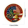 thumbnail image 4 of Celebrating The 250th Anniversary Of The United States 2D Flat Acrylic Printing Of The 250th Anniversary Medal Of The Founding Of The United States, 4 of 8