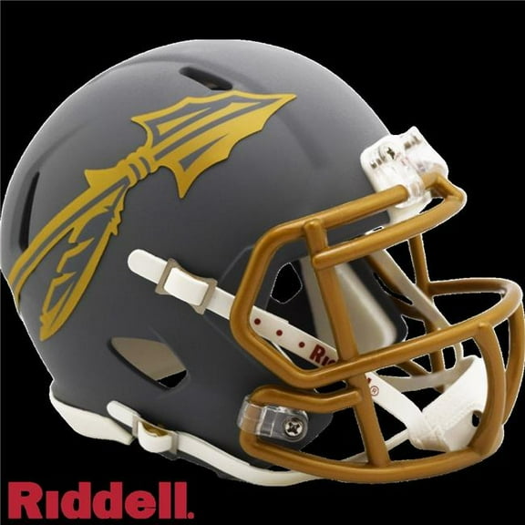 Florida State Seminoles Slate Riddell NCAA Speed Mini Helmet