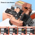 thumbnail image 4 of Fiber Cleaver Tool Kit FTTH Optical Cable Cutting Knife Cutter Automatic Back with Waste Box 3 in 1 Clamp Slot Rose Gold, 4 of 5