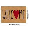 thumbnail image 3 of Felwors Welcome Front Door Mat Valentine's Day Floor Mat Holiday Mat Welcome Door Mat Polyester Door Mat, 3 of 4