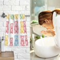 thumbnail image 7 of Yayeee 2 Pack Hand Towels for Bathroom 100% Cotton 16" x 28" Soft Absorbent Kitchen Towel, Gummy Bear Pattern, 7 of 7