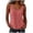 *Red, variant on VBVC Women's Cotton-Linen Crew Neck Tank Top , Ladies' Stretchy Soft Sleeveless Camisole , Summer Casual Workout Layering Tops For Women,Black,S-2XL