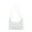 White, variant on Shoulder Bags for Women Cute Tote Handbag Mini Clutch Purse with Zipper Closure