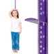 thumbnail image 1 of Tabla de crecimiento EASYXQ para pared, medición de altura para niños, tabla de altura de crecimiento extraíble 3D, regla de altura de empalme para niños, guardería de bebé, 79 pulgadas (púrpura), 1 of 1