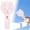 B, variant on YardChic 1Pc Portable Handheld Fan, Mini Cartoon Cat Ear Small Fan, USB Rechargeable Personal Hand Fan Blow Cold Air, Battery Operated Classroom Essentials, Outdoor & Travel & Office