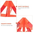 thumbnail image 2 of TEHAUX 2 Ensembles Kit de Signalisation Routière Triangle en Plastique Réfléchissant pour Assistance Routière, 2 of 4