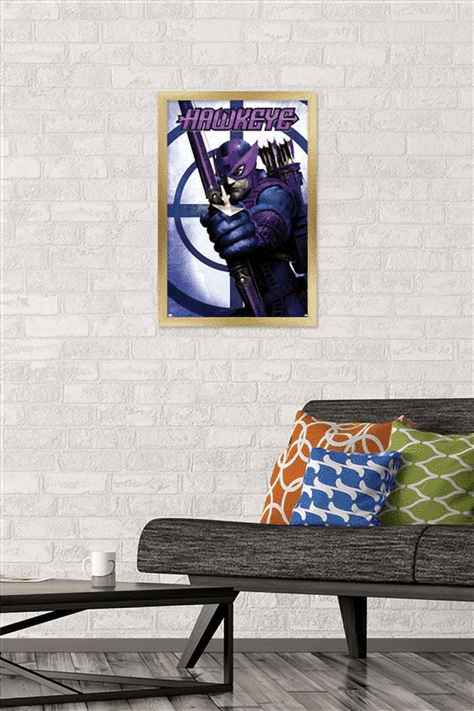 Marvel Comics - Hawkeye - Dark Reign: Hawkeye #1 Wall Poster, 14.725" x 22.375", Framed