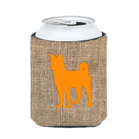 

Basenji Burlap And Orange Can Or Bottle Hugger