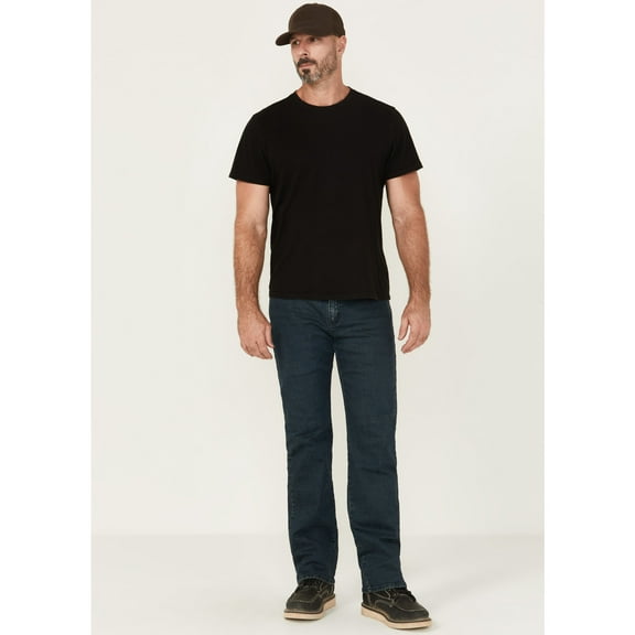 Hawx Work Gear Men's Chamberlin Straight Stretch Denim Work Jeans Indigo 42W x 30L