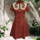 thumbnail image 1 of Vestidos de Mujer Vestido Camisero Con Estampado de Flores Occidentales Para Mujer Vestido Midi Informal de Estilo Retro Con Botones de Verano, 1 of 3
