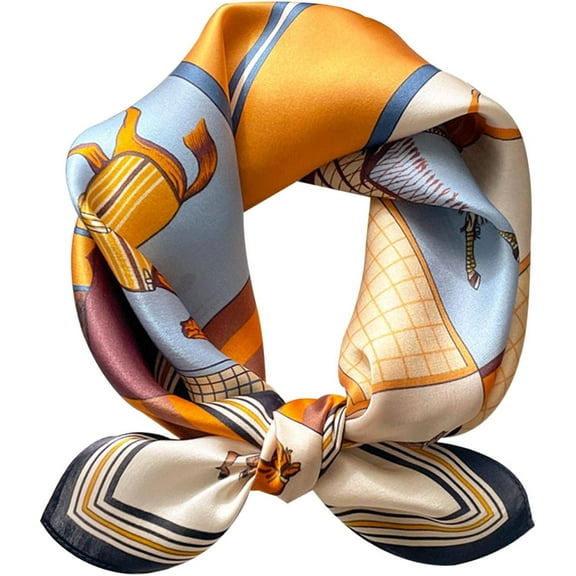 CAILDANL Satin Bandanas Head Scarf For Women Hair Scarves Accessories Lightweight Fashion Wrap Neck Silk Sleeping Headscarf